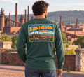 Vintage Postcard - Long Sleeve T-Shirt - Birmingham Alabama