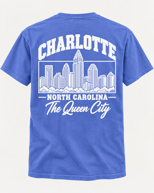 Charlotte Queen City Pocket T-Shirt