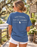 Georgia Forever - Southern, Not In A Hurry Pocket T-Shirt
