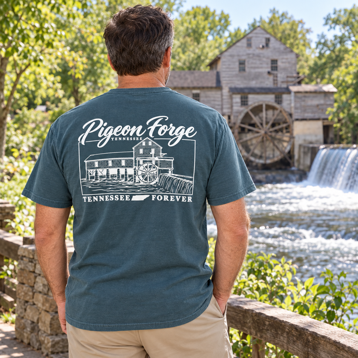 Tennessee Forever - Pigeon Forge Pocket T-Shirt