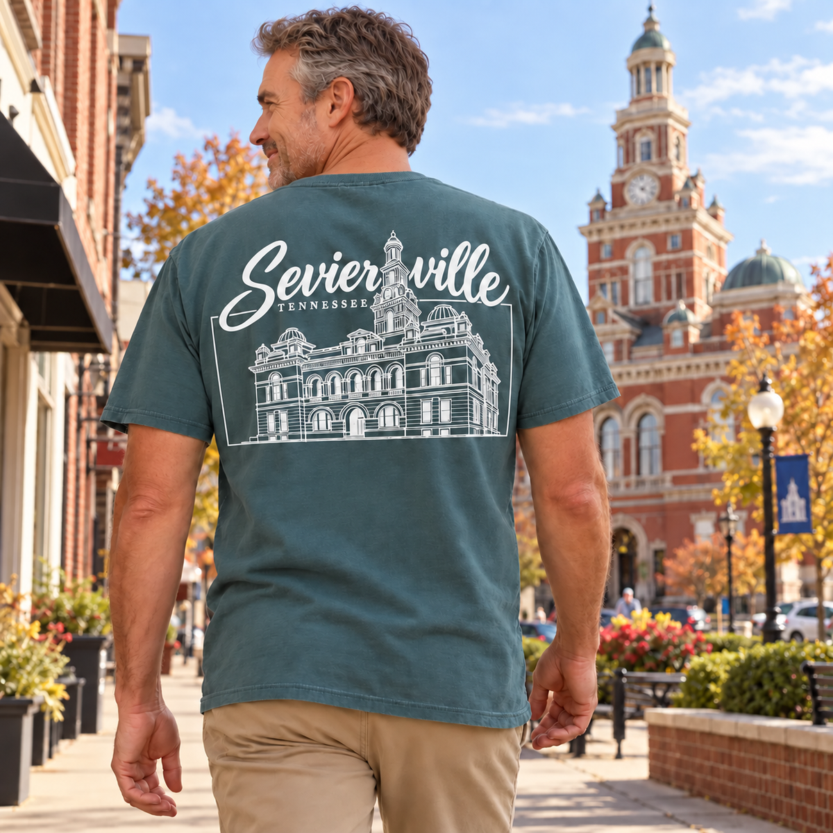 Forever Y'all - Sevierville Pocket T-Shirt