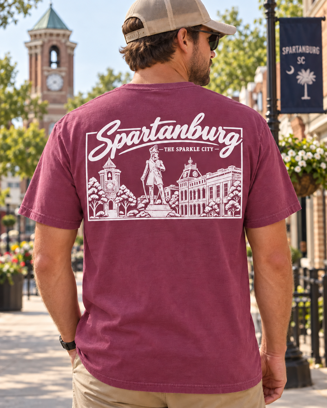 Forever Y'all - Spartanburg Pocket T-Shirt