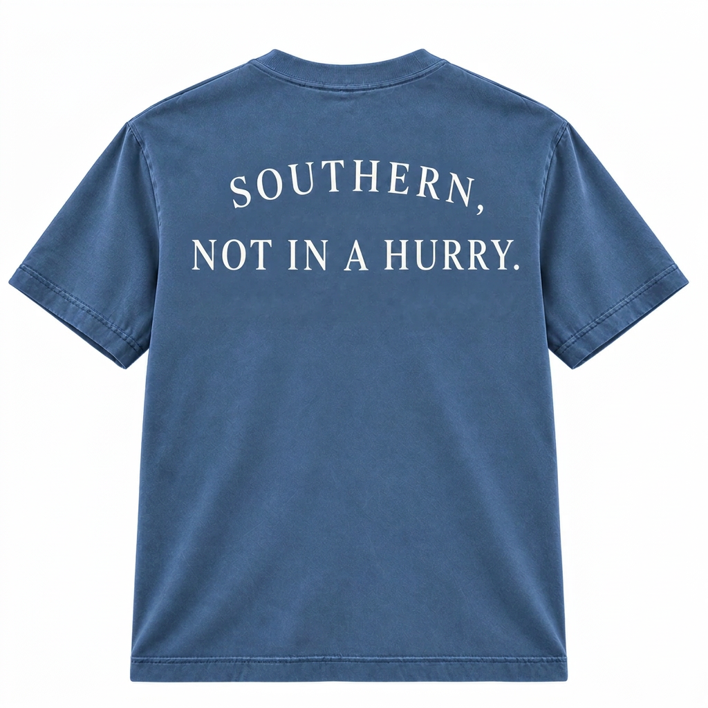 Forever Y'all - Southern, Not In A Hurry Pocket T-Shirt - Alabama
